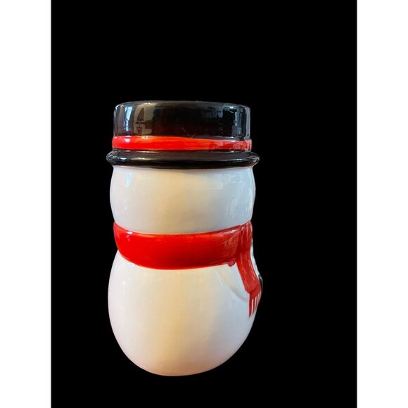 Christmas Snowman Tophat Snow Flake Mug - Picture 3 of 6